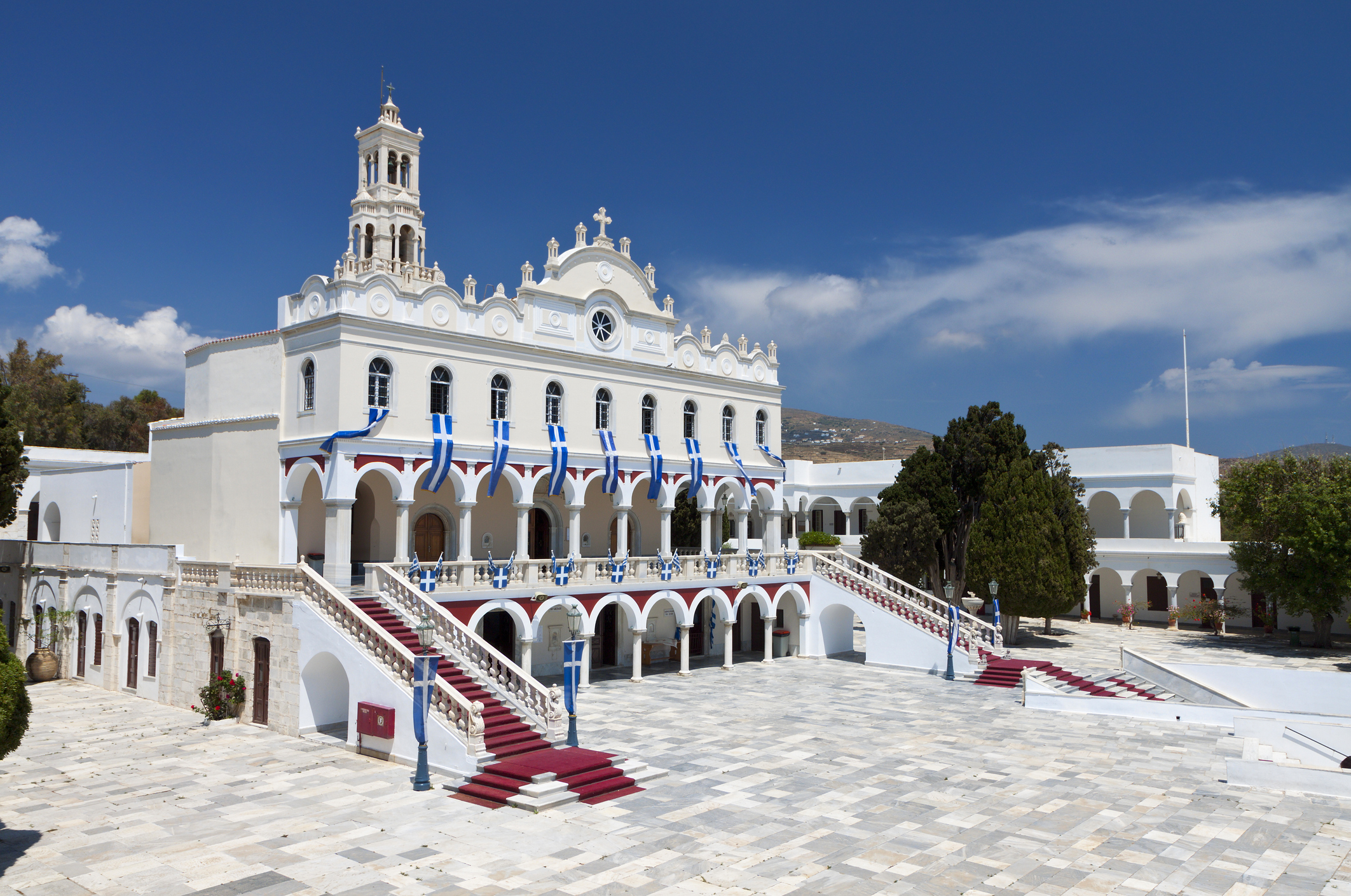 Church of Panagia Evangelistria at Tinos island in Greece