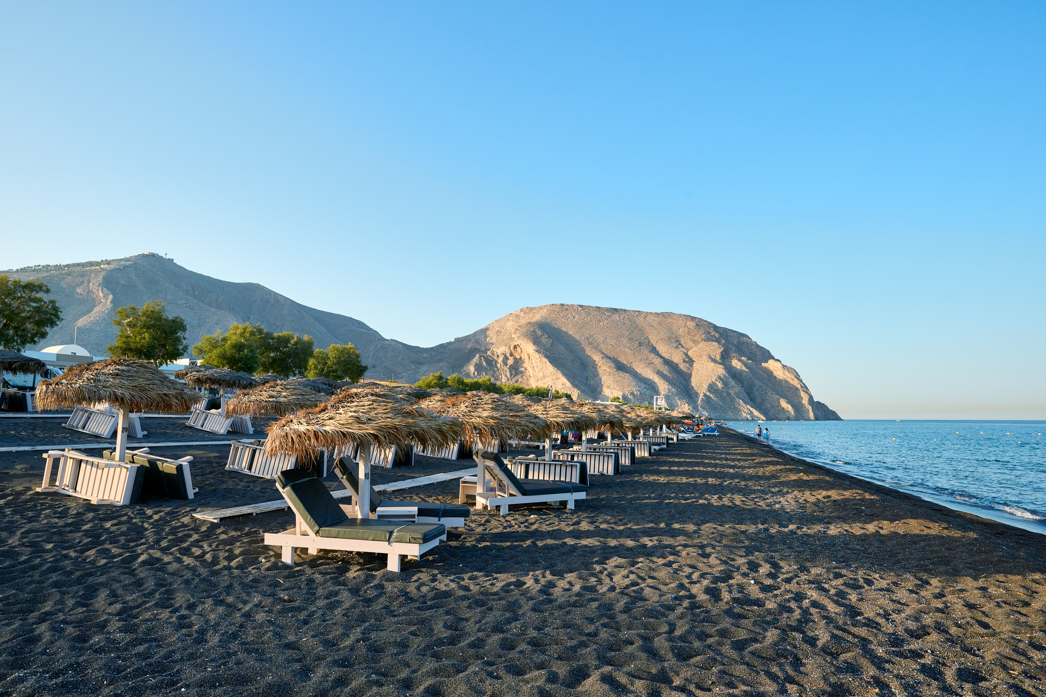 Perivolos Beach, Santorini, Greece