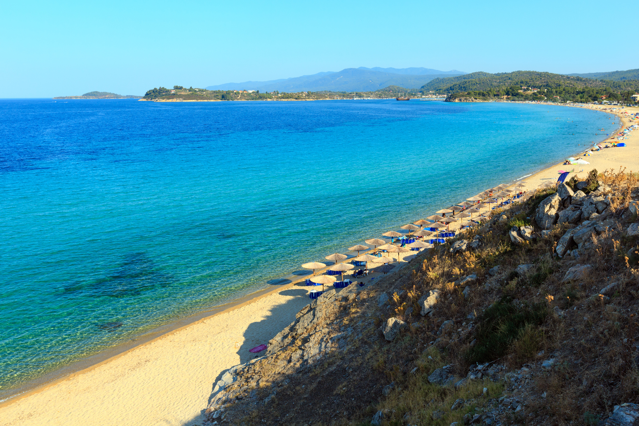 Trani Ammouda beach (Halkidiki, Greece).