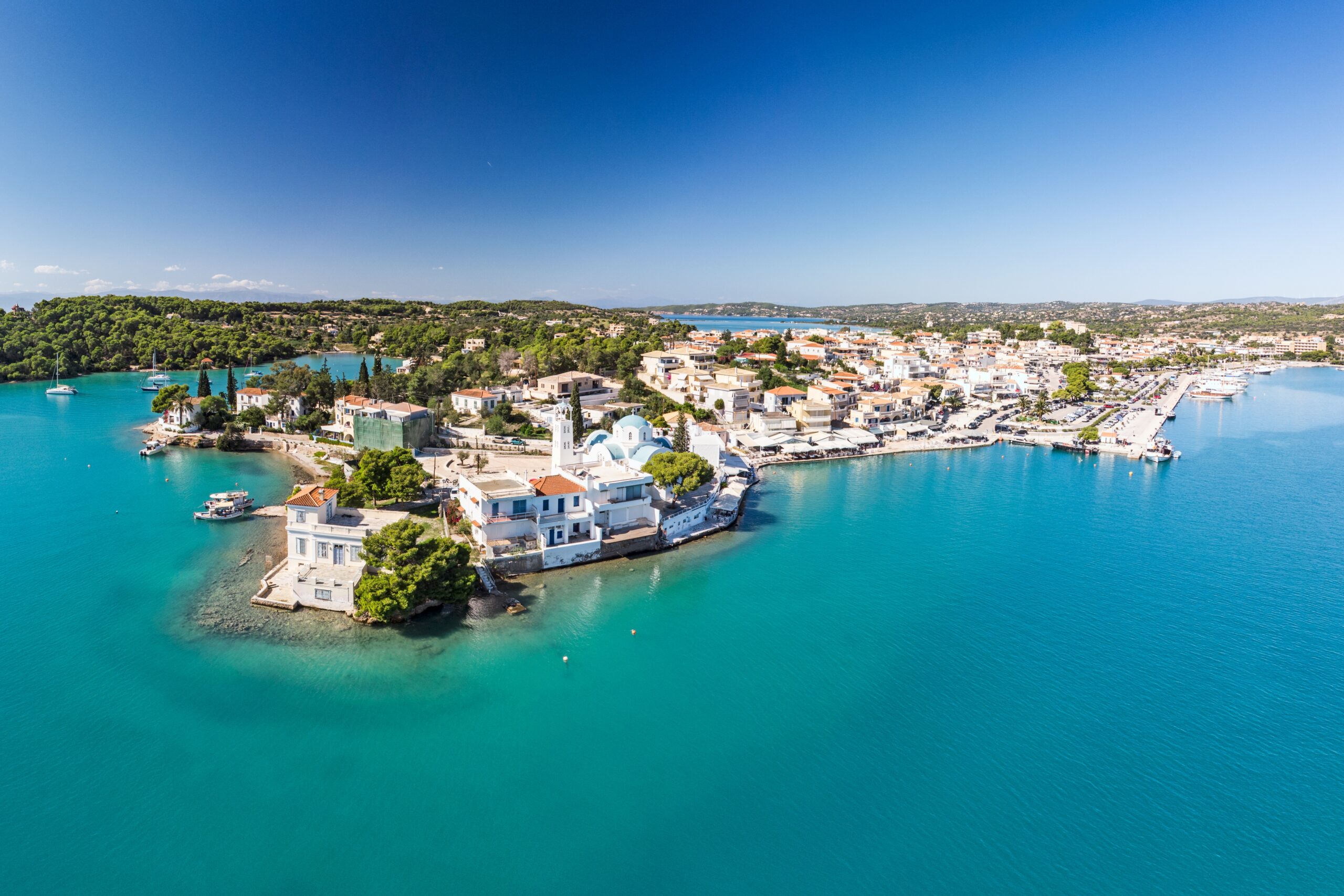 Porto,Heli,Is,A,Popular,Tourist,Coastal,Town,Of,Argolida
