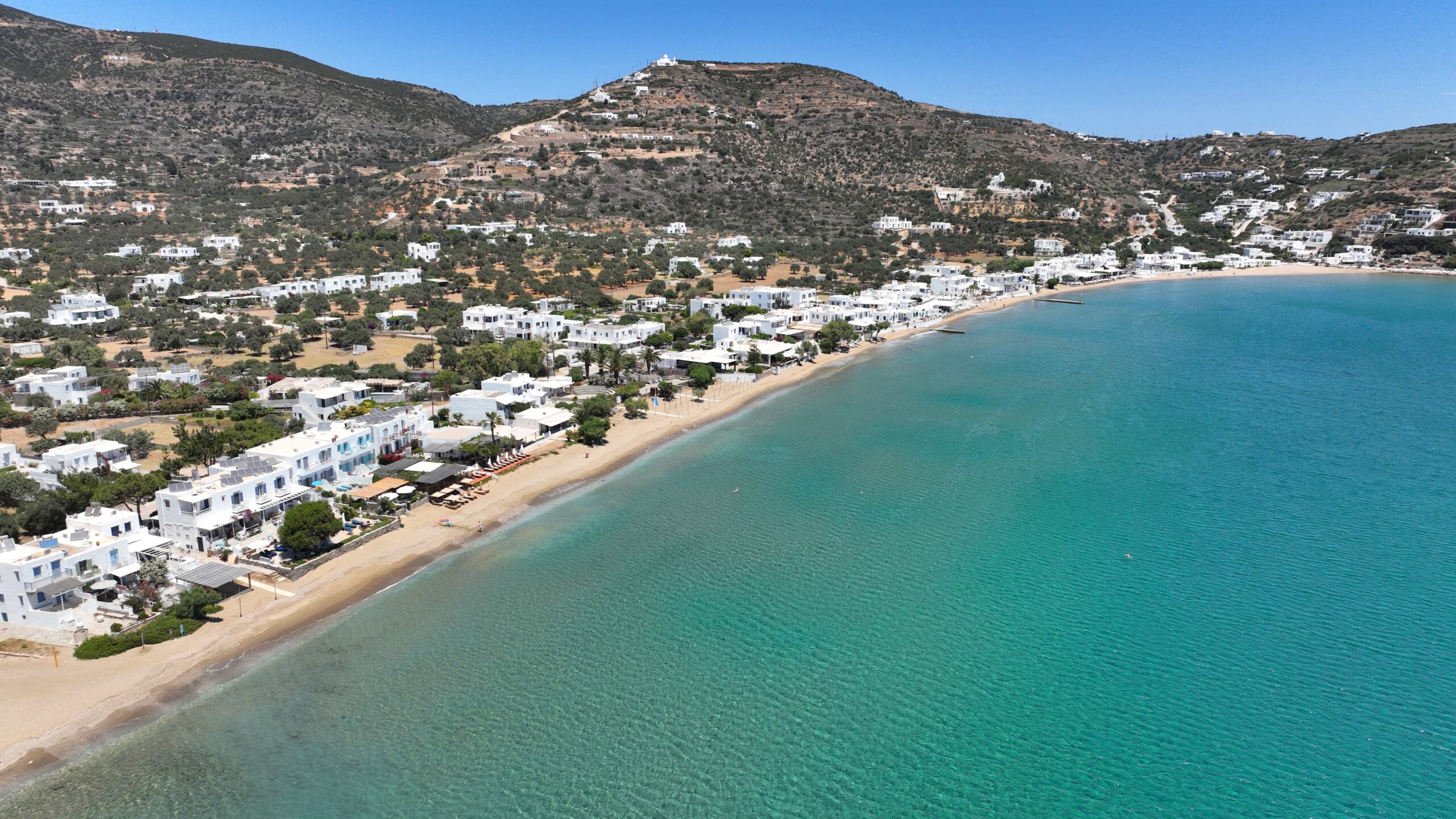 Aerial,Drone,Photo,Of,Famous,Beach,Ideal,For,Families,And