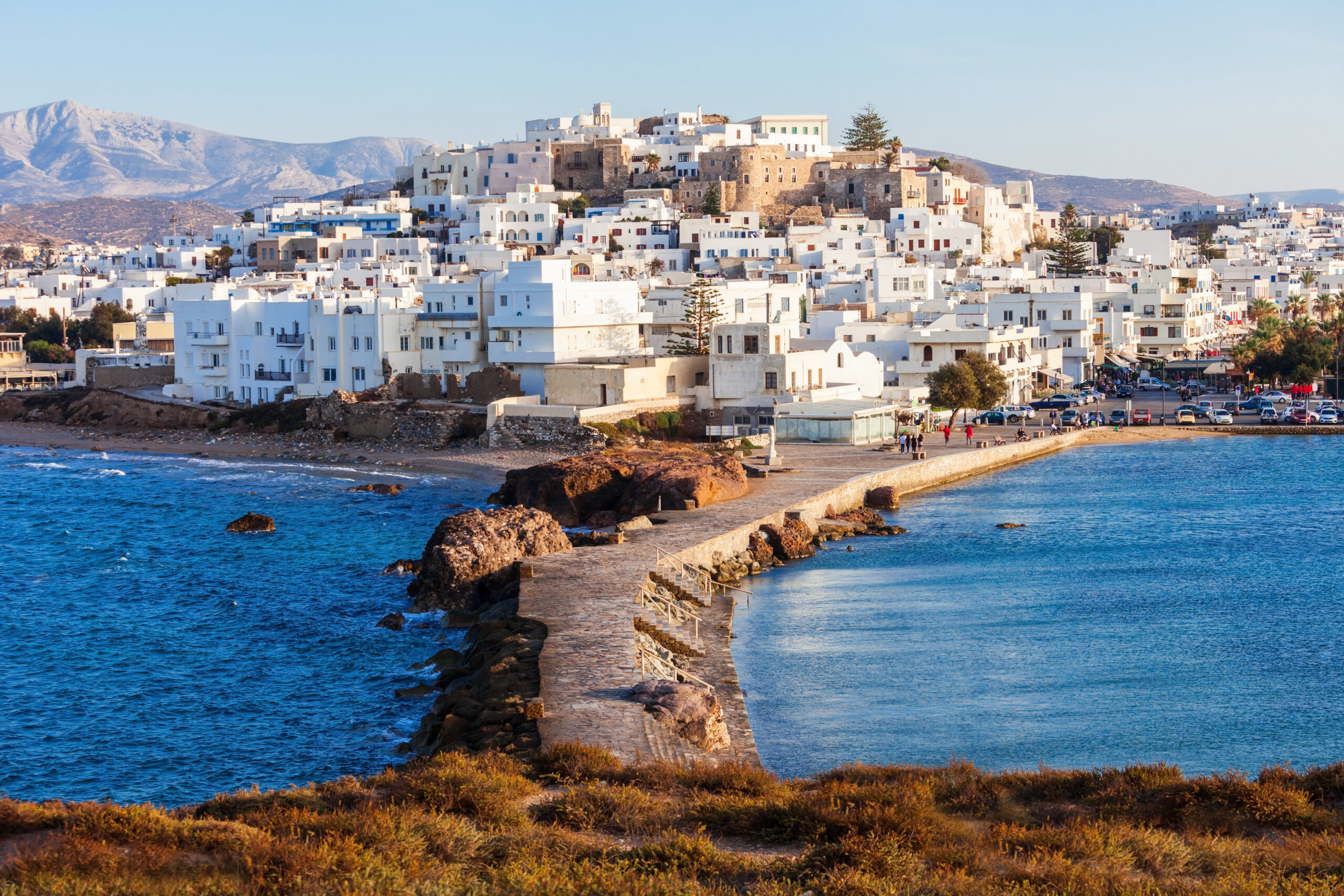 Naxos,Island,Aerial,Panoramic,View.,Naxos,Is,The,Largest,Of